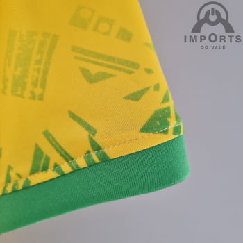 Camisa da Seleção Brasileira 2022 Versão Torcedor Cristo Redentor + Personalização Grátis 