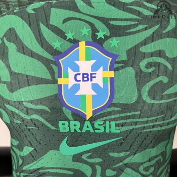 Camisa da Seleção Brasileira 2023 Versão Jogador Ed. Especial Verde + Personalização Grátis Camisa da Seleção Brasileira 2023 Versão Jogador Ed. Especial Verde + Personalização Grátis