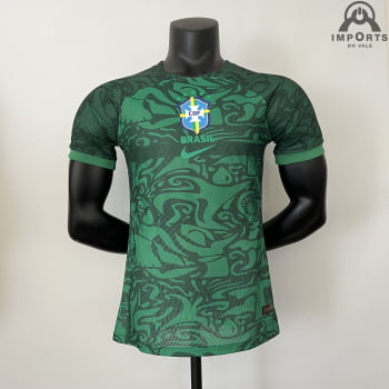 Camisa da Seleção Brasileira 2023 Versão Jogador Ed. Especial Verde + Personalização Grátis Camisa da Seleção Brasileira 2023 Versão Jogador Ed. Especial Verde + Personalização Grátis