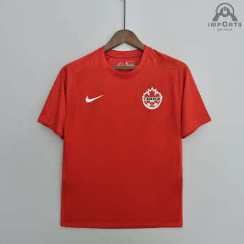 Camisa da Seleção Canadense I 22/23 Versão Torcedor + Personalização Grátis Camisa da Seleção Canadense I 22/23 Versão Torcedor + Personalização Grátis