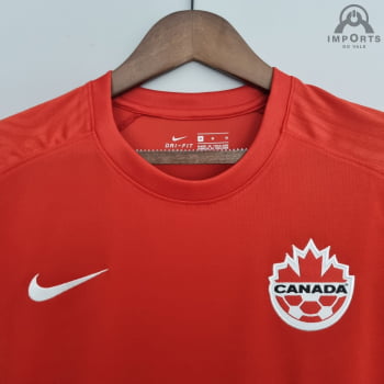 Camisa da Seleção Canadense I 22/23 Versão Torcedor + Personalização Grátis