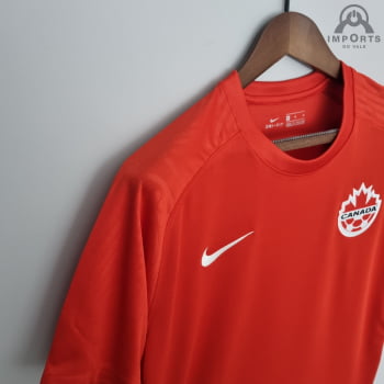 Camisa da Seleção Canadense I 22/23 Versão Torcedor + Personalização Grátis