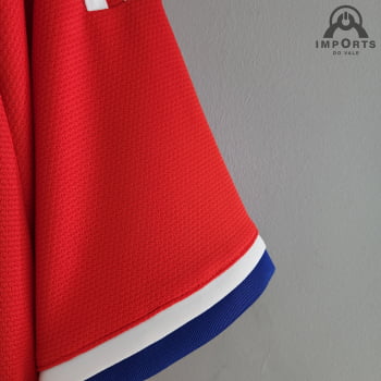 Camisa da Seleção Chilena I 2022 Versão Torcedor + Personalizac1a2o Grátis