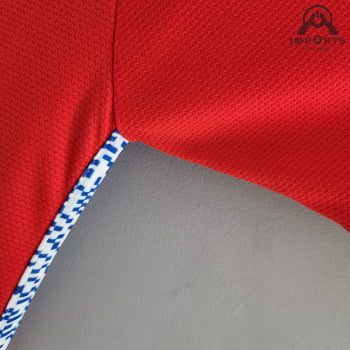 Camisa da Seleção Chilena I 2022 Versão Torcedor + Personalizac1a2o Grátis