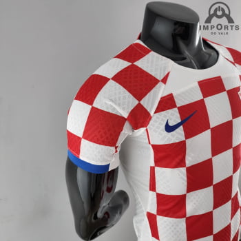Camisa da Seleção Croata 2022 Versão Jogador + Personalização Grátis