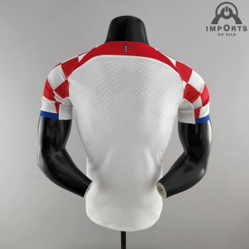 Camisa da Seleção Croata 2022 Versão Jogador + Personalização Grátis
