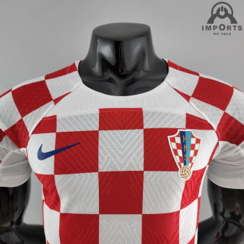 Camisa da Seleção Croata 2022 Versão Jogador + Personalização Grátis