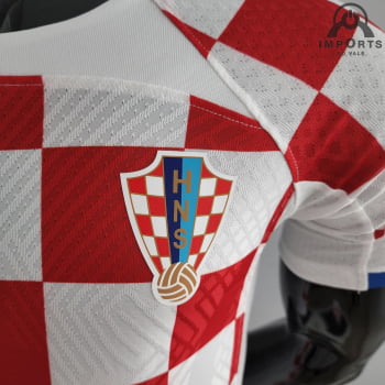 Camisa da Seleção Croata 2022 Versão Jogador + Personalização Grátis Camisa da Seleção Croata 2022 Versão Jogador + Personalização Grátis