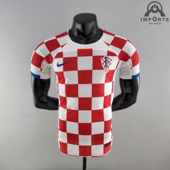 Camisa da Seleção Croata 2022 Versão Jogador + Personalização Grátis Camisa da Seleção Croata 2022 Versão Jogador + Personalização Grátis