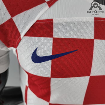 Camisa da Seleção Croata 2022 Versão Jogador + Personalização Grátis