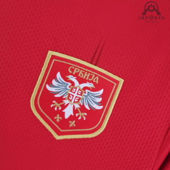 Camisa da Seleção da Sérvia l 2022 Versão Torcedor + Personalização Grátis Camisa da Seleção da Sérvia l 2022 Versão Torcedor + Personalização Grátis