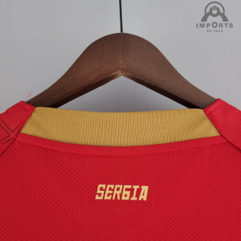 Camisa da Seleção da Sérvia l 2022 Versão Torcedor + Personalização Grátis