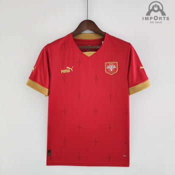Camisa da Seleção da Sérvia l 2022 Versão Torcedor + Personalização Grátis Camisa da Seleção da Sérvia l 2022 Versão Torcedor + Personalização Grátis