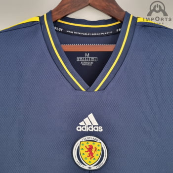 Camisa da Seleção Escocesa  I 2022 Versão Feminina + Personalização Grátis