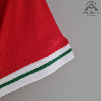 Camisa da Seleção de Gales 2022 I Versão Feminina + Personalização Grátis