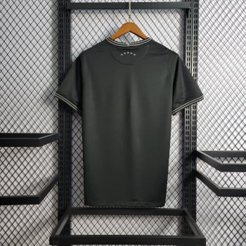 Camisa da Seleção Brasileira 2022 Versão Torcedor Ed. Especial Preto/camuflado + Personalização Grátis 