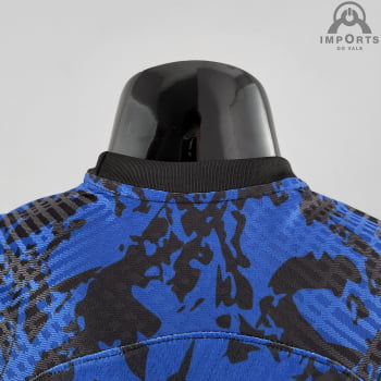 Camisa da Seleção Francesa 2022 Versão Jogador Ed. Especial Azul + Personalização Grátis