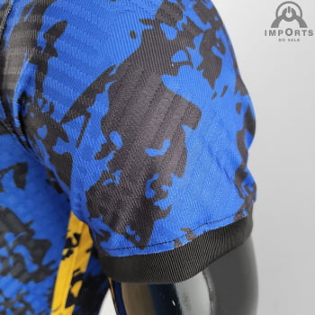 Camisa da Seleção Francesa 2022 Versão Jogador Ed. Especial Azul + Personalização Grátis