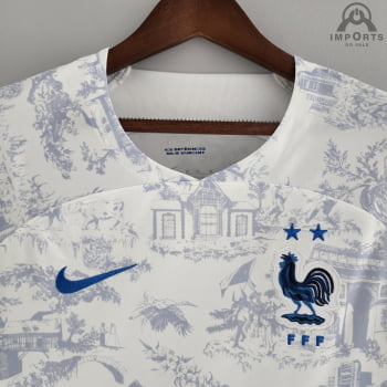 Camisa da Seleção Francesa II 2022 Versão Torcedor + Personalização Grátis