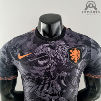 Camisa da Seleção Holandesa 2022 Ed. Especial Versão Jogador + Personalização Grátis