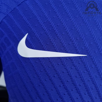 Camisa da Seleção Holandesa 2022 Versão Jogador Treino Azul + Personalização Grátis