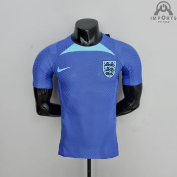 Camisa da Seleção Inglesa 22/23 Versão Jogador Treino - Azul 