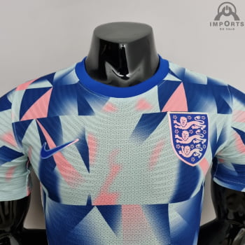 Camisa da Seleção Inglesa 22/23 Treino Versão Jogador - Salmão
