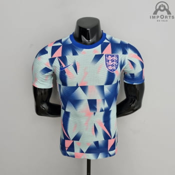 Camisa da Seleção Inglesa 22/23 Treino Versão Jogador - Salmão 