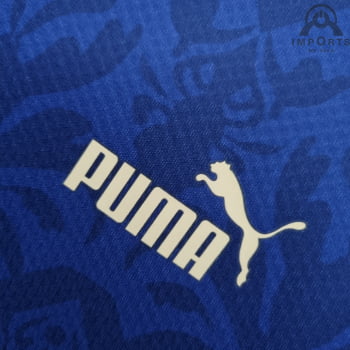 Camisa da Seleção Italiana 2022 Campeão Europa League Versão Torcedor + Personalização Grátis - Azul Royal