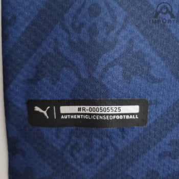 Camisa da Seleção Italiana 2022 Campeão Europa League Versão Torcedor + Personalização Grátis - Azul Royal