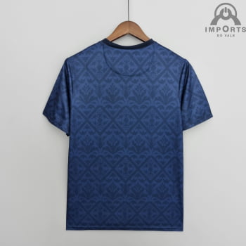 Camisa da Seleção Italiana 2022 Campeão Europa League Versão Torcedor + Personalização Grátis - Azul Royal