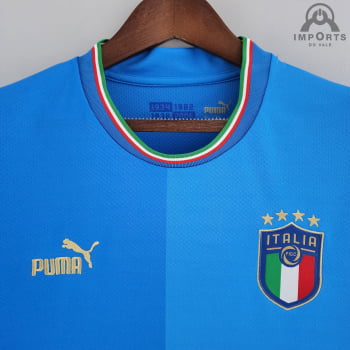 Camisa Da Seleção Italiana l 2022 Versão Torcedor + Personalização Grátis