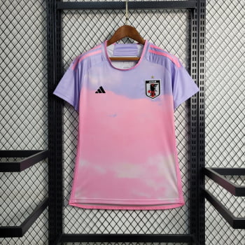 Camisa da Seleção Japonesa II 2022 Versão Feminina + Personalização Grátis Camisa da Seleção Japonesa II 2022 Versão Feminina + Personalização Grátis