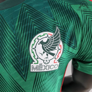 Camisa da Seleção Mexicana I 2022 Versão Jogador + Personalização Grátis Camisa da Seleção Mexicana I 2022 Versão Jogador + Personalização Grátis