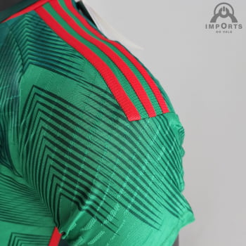 Camisa da Seleção Mexicana I 2022 Versão Jogador + Personalização Grátis 