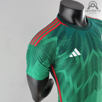 Camisa da Seleção Mexicana I 2022 Versão Jogador + Personalização Grátis 