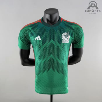 Camisa da Seleção Mexicana I 2022 Versão Jogador + Personalização Grátis Camisa da Seleção Mexicana I 2022 Versão Jogador + Personalização Grátis
