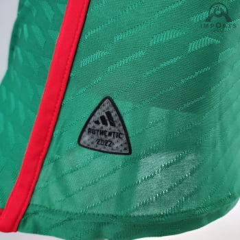 Camisa da Seleção Mexicana I 2022 Versão Jogador + Personalização Grátis 