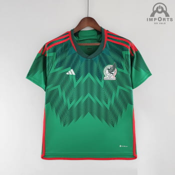 Camisa da Seleção Mexicana I 2022 Versão Torcedor + Personalização Grátis Camisa da Seleção Mexicana I 2022 Versão Torcedor + Personalização Grátis