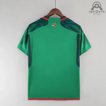 Camisa da Seleção Mexicana I 2022 Versão Torcedor + Personalização Grátis 