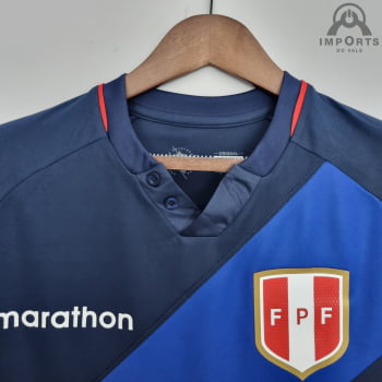 Camisa da Seleção Peruana II 22/23 Versão Torcedor + Personalização Grátis