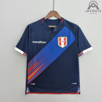 Camisa da Seleção Peruana II 22/23 Versão Torcedor + Personalização Grátis Camisa da Seleção Peruana II 22/23 Versão Torcedor + Personalização Grátis