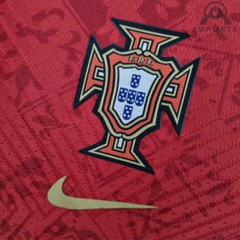 Camisa da Seleção Portuguesa 22/23 Ed. Especial Versão Jogador + Personalização Grátis Camisa da Seleção Portuguesa 22/23 Ed. Especial Versão Jogador + Personalização Grátis
