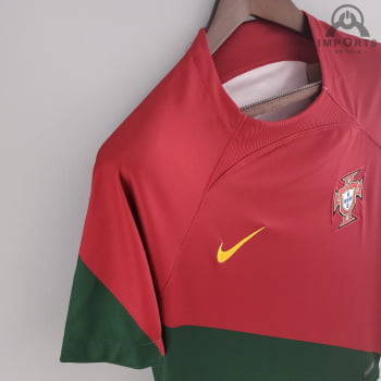 Camisa da Seleção Portuguesa I 2022 Versão Torcedor + Personalização Grátis