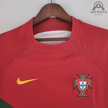Camisa da Seleção Portuguesa I 2022 Versão Torcedor + Personalização Grátis