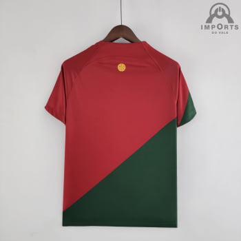 Camisa da Seleção Portuguesa I 2022 Versão Torcedor + Personalização Grátis