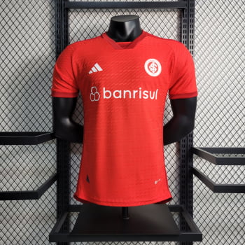 Camisa de Internacional I 23/24 Versão Jogador + Personalização Grátis Camisa de Internacional I 23/24 Versão Jogador + Personalização Grátis