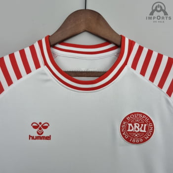 Camisa da Seleção Dinamarquesa 22/23 Edição Limitada Hummel X Bls Hafnia Versão Torcedor + Personalização Grátis