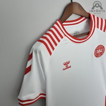 Camisa da Seleção Dinamarquesa 22/23 Edição Limitada Hummel X Bls Hafnia Versão Torcedor + Personalização Grátis