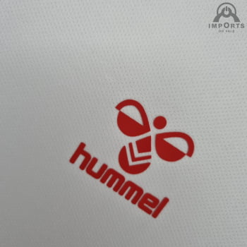 Camisa da Seleção Dinamarquesa 22/23 Edição Limitada Hummel X Bls Hafnia Versão Torcedor + Personalização Grátis